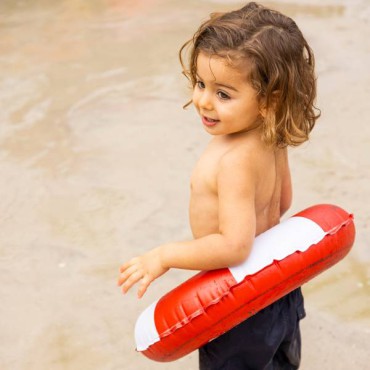 Koło do pływania 50 cm Red White Life Buoy The Swim Essentials - 4