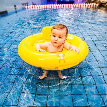 Kółko treningowe dla dzieci żółte Zwierzątka The Swim Essentials - 2