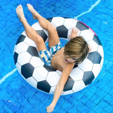 Koło do pływania 90 cm Football The Swim Essentials