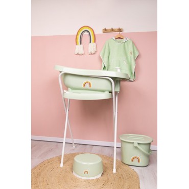 Śliniak z długim rękawem Rainbow Sky bébé-jou