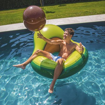 Materac do pływania Avocado z piłką The Swim Essentials