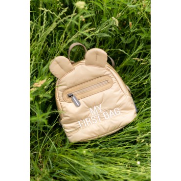 Plecak dziecięcy My first bag Pikowany Beżowy Childhome - 6