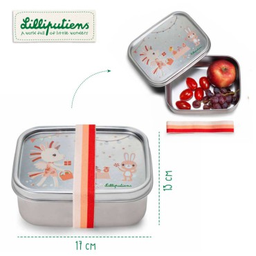 Lunchbox ze stali nierdzewnej Szczęśliwy Jednorożec Lena Lilliputiens - 4