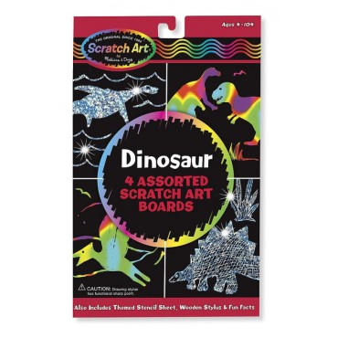Zdrapki holograficzne Dinozaury Melissa&Doug - 1