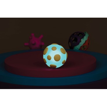 Ball-a-baloos – piłki sensoryczne z piłką świecącą B.Toys - 4