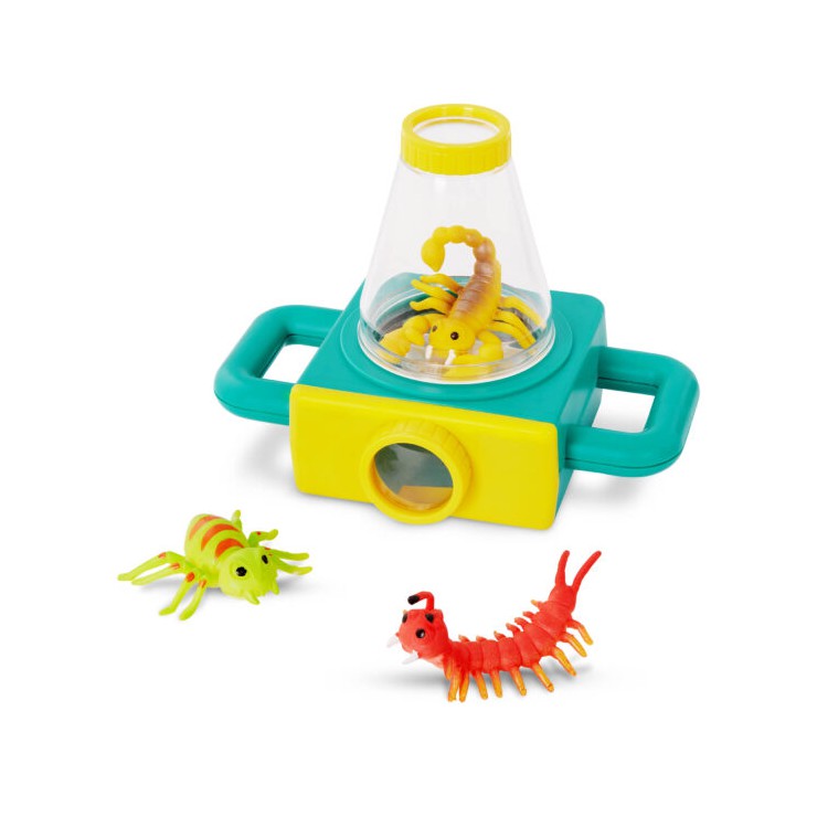 Itty-Bitty Microscope – dziecięcy dwustronny mikroskop z owadami B.Toys - 4