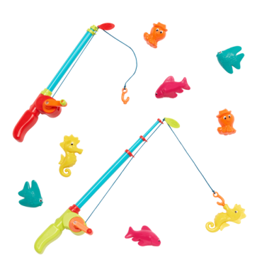 Little Fisher’s Kit – zestaw dla małych wędkarzy w praktycznej tubie B.Toys - 2