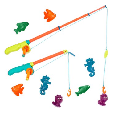 Little Fisher’s Kit – Color Changing Fishing Set – zmieniający kolory zestaw dla małych wędkarzy B.Toys - 1