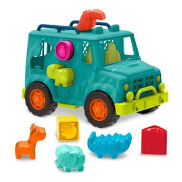 Rollin’ Animal Rescue – ciężarówka ratunkowa dla zwierząt – z klockami sorterami B.Toys - 2