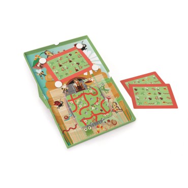 Magnetyczna układanka - 18 kart zadań Labirynt Ogród Scratch - 4