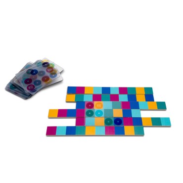 Drewniana gra logiczna Dopasuj kolorowy wzór BS Toys - 6