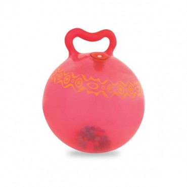 Piłka do skakania ze świecącymi kulkami w środku wersja czerwona B. Toys