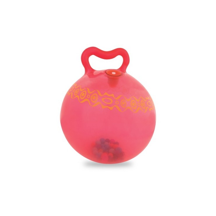 Piłka do skakania ze świecącymi kulkami w środku wersja czerwona B. Toys