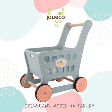 Drewniany wózek na zakupy Jouéco - 3