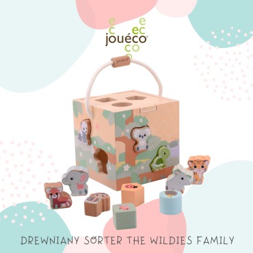 Drewniany sorter The Wildies Family Jouéco - 4
