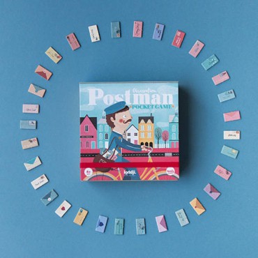 Gra obserwacyjna dla dzieci Postman - Listonosz - wersja kieszonkowa Londji - 6
