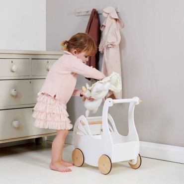 Wózek dla lalek z akcesoriami Łabędź Tender Leaf Toys - 2