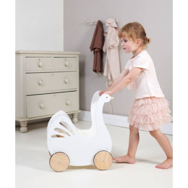 Wózek dla lalek z akcesoriami Łabędź Tender Leaf Toys - 6