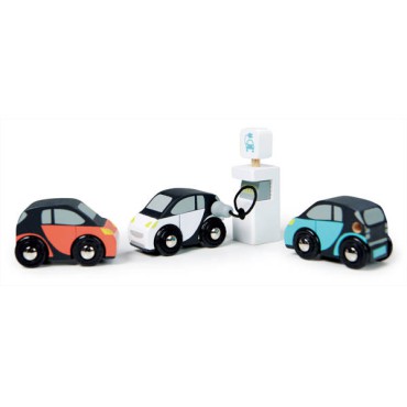 Zestaw samochodów Smart Car Tender Leaf Toys - 4