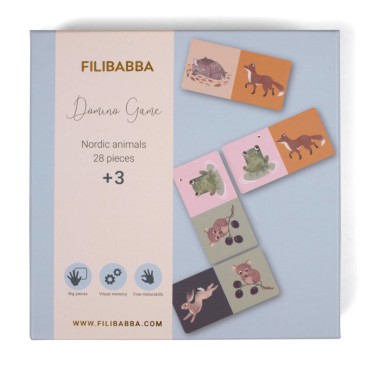 Gra Domino Nordic animals Filibabba - 1