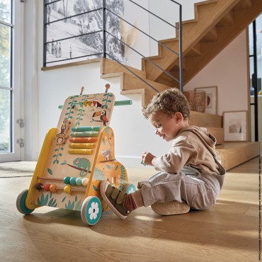 Wielofunkcyjny pchacz edukacyjny Tropik 12m+ Janod - 4