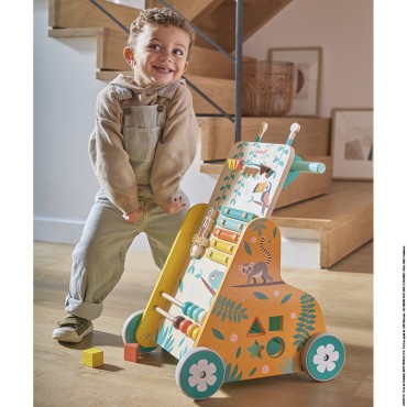 Wielofunkcyjny pchacz edukacyjny Tropik 12m+ Janod - 6