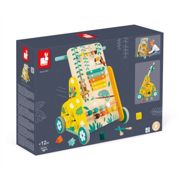 Wielofunkcyjny pchacz edukacyjny Tropik 12m+ Janod - 7