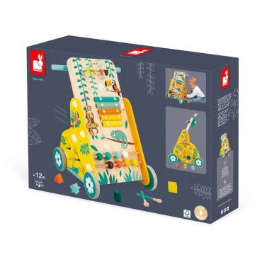 Wielofunkcyjny pchacz edukacyjny Tropik 12m+ Janod - 8