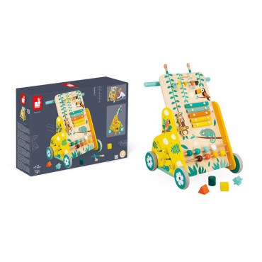 Wielofunkcyjny pchacz edukacyjny Tropik 12m+ Janod - 12