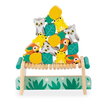 Zabawka zręcznościowa żółte Kaczuszki - idealna dla dzieci od 2 lat, Djeco, Gry zręcznościowe