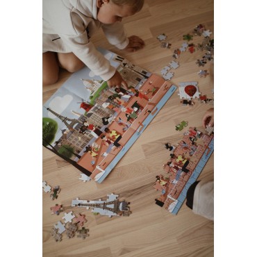 Puzzle w walizce Paryż 200 elementów 7+ Made in France Janod - 3