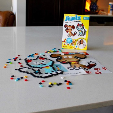 Puzzelki Pixelki Jixelz Zwierzęta Domowe 700 el. Fat Brain Toys - 1