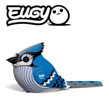 Ptak Modrosójka Eugy Eko Układanka 3D - 9