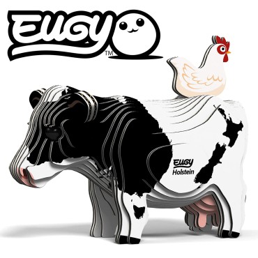 Krowa Eugy Eko Układanka 3D - 9