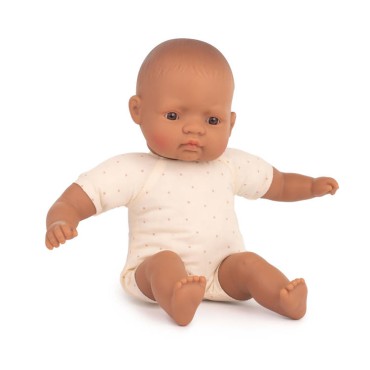 Lalka z miękkim brzuchem Hiszpanka 32cm Miniland Baby - 1