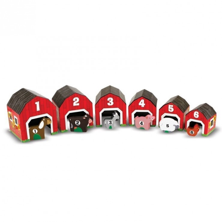 Piramida wieża stodoły i zwierzęta Melissa & Doug Piramida wieża stodoły i zwierzęta Melissa & Doug