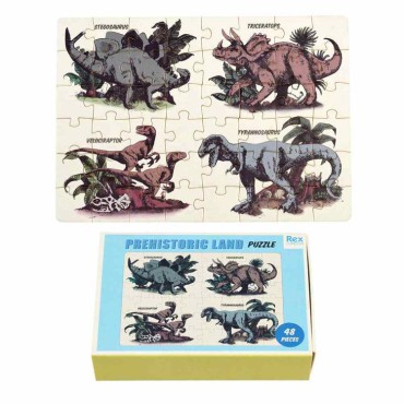 Mini Puzzle 48 el. Dinozaury, Rex London - 2
