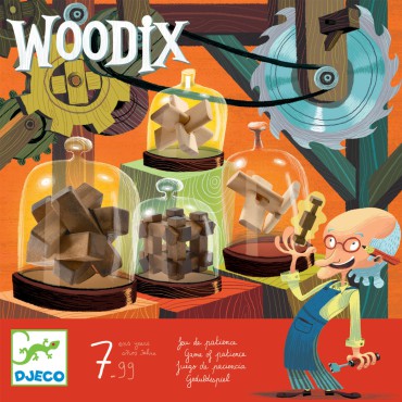Gra Woodix - rozłącz i złącz figury Djeco - 2