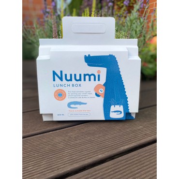 Szczelny lunch box z naklejkami Blue Nuumi - 12