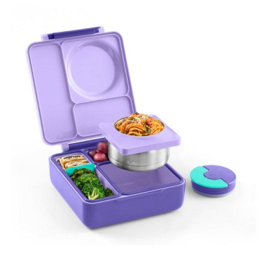 Omiebox lunch box z termosem Purple Plum Omie - 8
