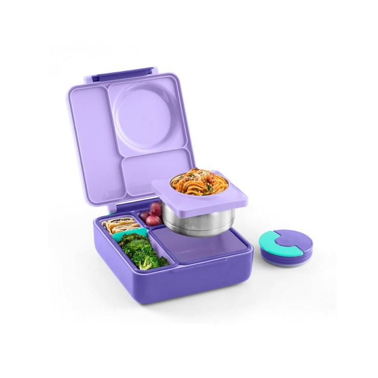 Omiebox lunch box z termosem Purple Plum Omie - 8