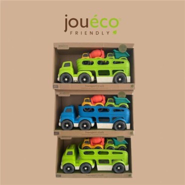 BIO Transporter z 2 autami Green Joueco - 2