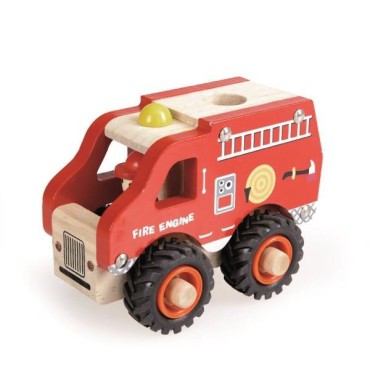 Drewniany wóz strażacki Egmont Toys - 1