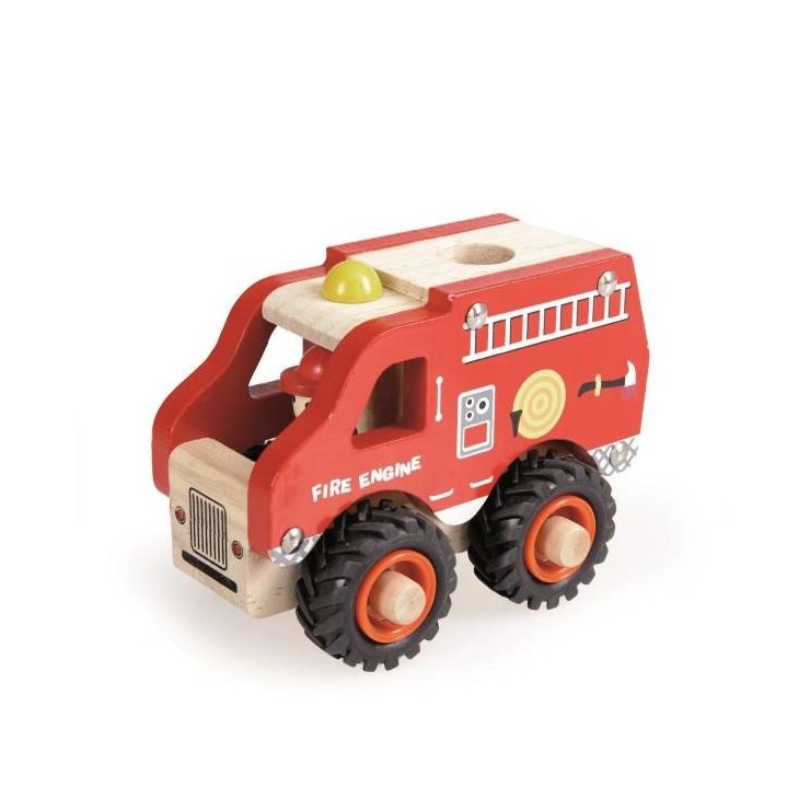 Drewniany wóz strażacki Egmont Toys - 1