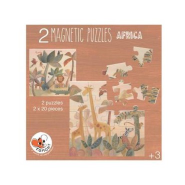 Puzzle magnetyczne Afryka Egmont Toys - 1