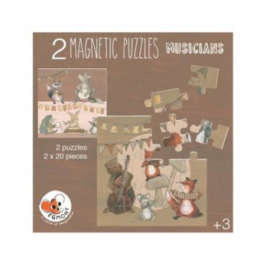 Puzzle magnetyczne Muzycy Egmont Toys - 2