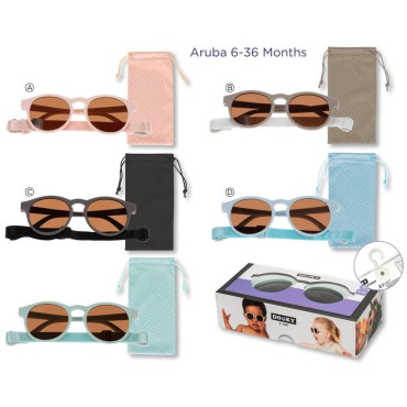 Okulary przeciwsłoneczne  Aruba 6-36 m Pink Dooky - 10