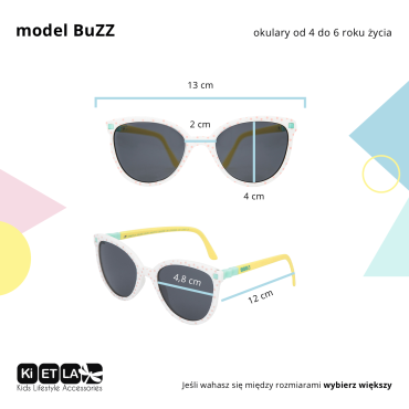 Okulary przeciwsłoneczne BuZZ 4-6 Kaki KiETLA - 2