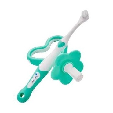 Brush-Baby - FirstBrush i TeetherSet zestaw na ząbkowanie dla dzieci wieku 0-18 miesięcy