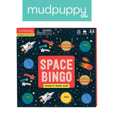 Podróżna magnetyczna gra planszowa bingo W kosmosie 4+ Mudpuppy - 4